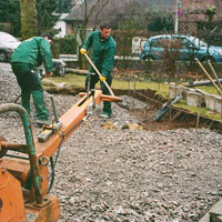 Gleichmäßige Verteilung des Schüttguts